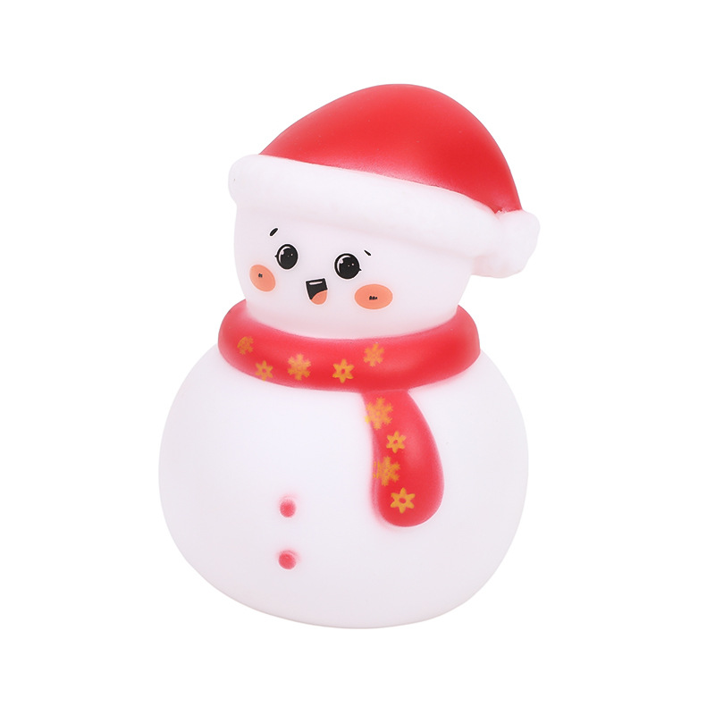 2 PCS New Christmas Night Light Hat Snowman Luminous